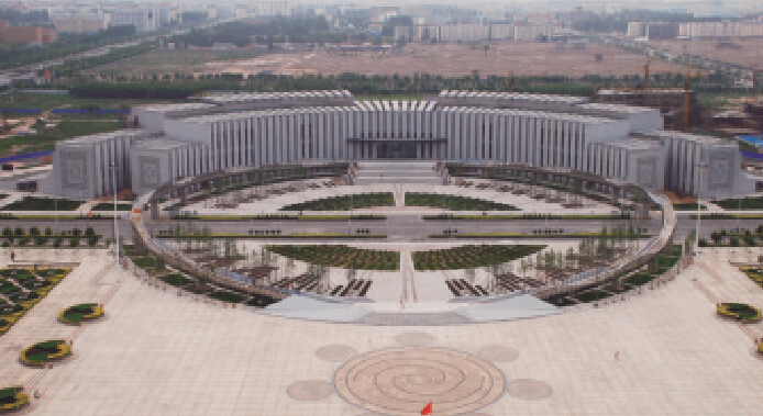 新鄉(xiāng)平原博物館景觀(guān)連廊2